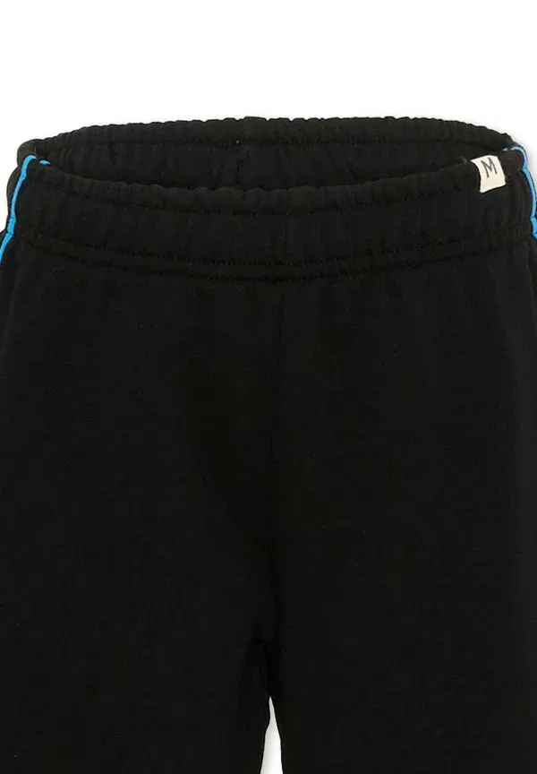 Шорты хлопковые Shorts sportivi unisex - tracksuit bottoms Mini Rodini, черный — фото 3