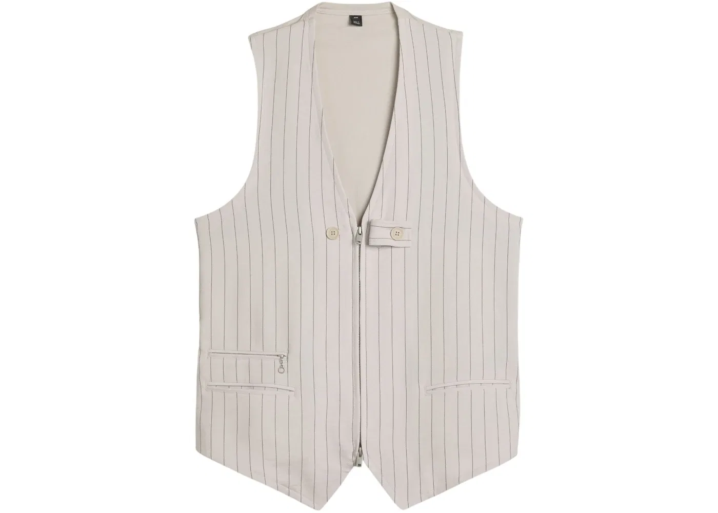 Мужской жилет с принтом Y-3 Uniform Pinstripe Tailored Vest Adidas, Chalk Pearl
