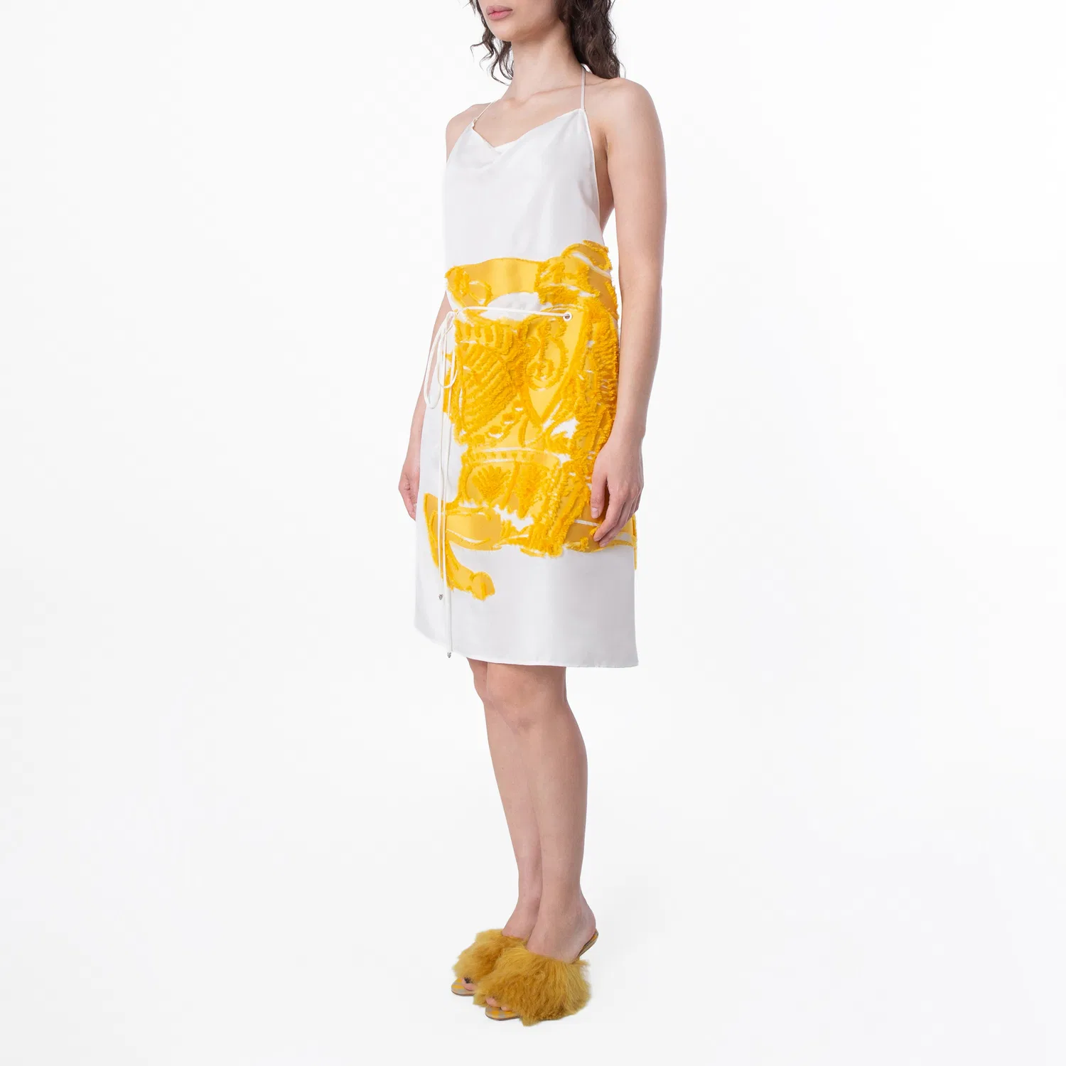 Платье мини с принтом Equestrian Knight Burberry, Sunflower Ip Pattern — фото 3