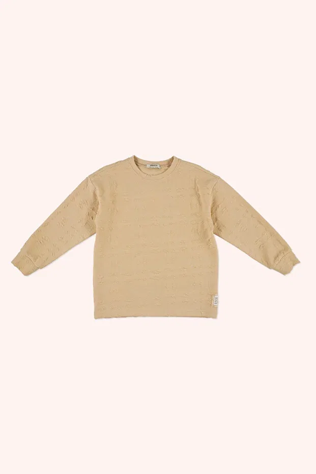 Детские свитшот для мальчиков с длинным рукавом Panço, Beige — фото 3