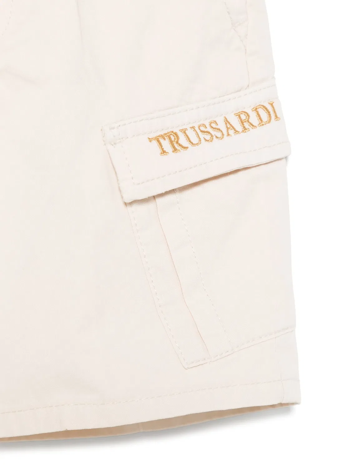 Хлопковые шорты Trussardi, светлый бежевый — фото 3