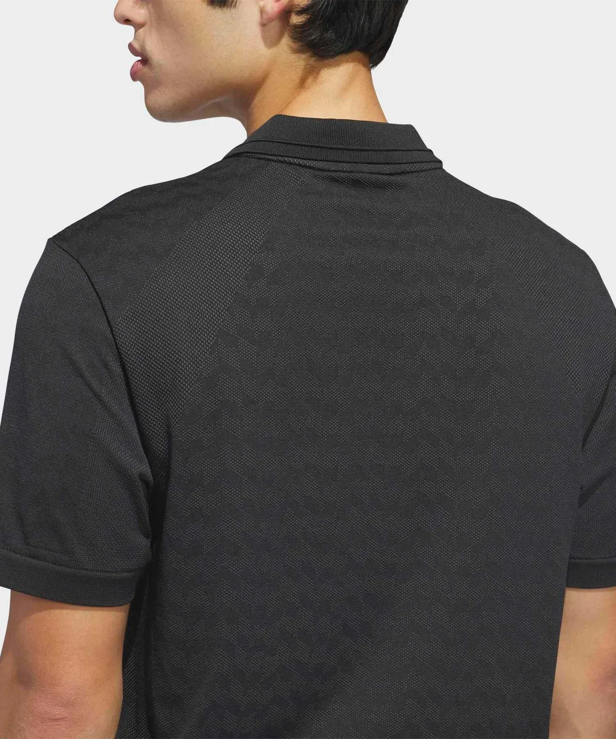 Мужская поло с длинным рукавомбез швов Ultimate 365 Tour Seamless Adidas, Black — фото 4