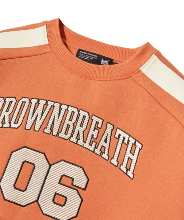 Свитшот футбольный Kids bb06, Brownbreath Kids, оранжевый — фото 4