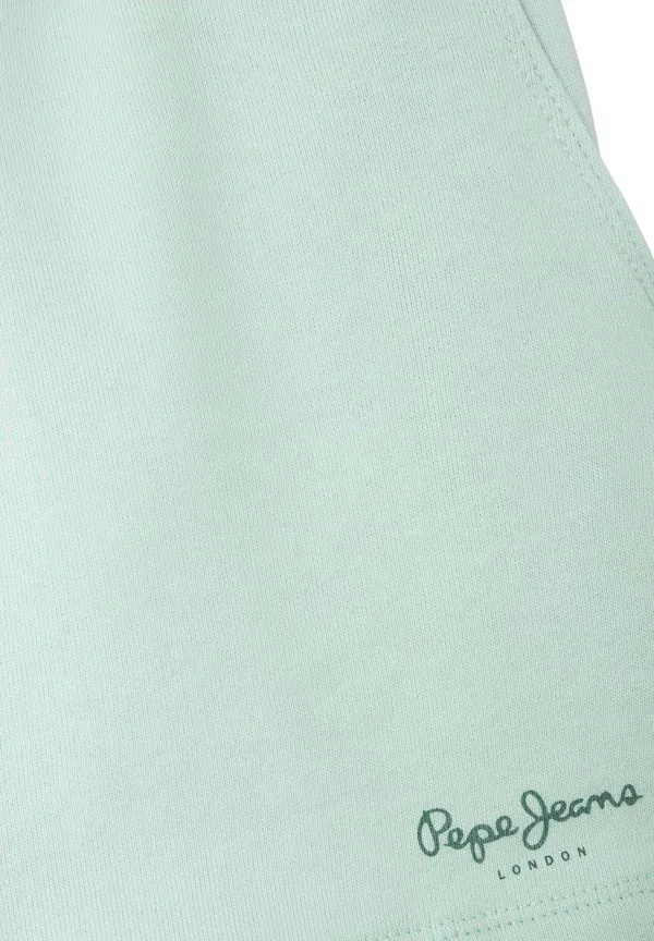Шорты хлопковые Pepe Jeans, Aqua Blue, бирюзовый — фото 4