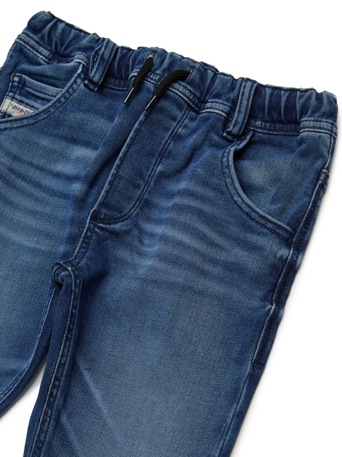 Джинсы с завязкой на талии Diesel, индиго — фото 2