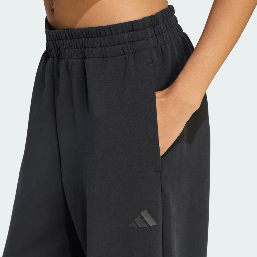 Спортивные брюки с прямым кроем Soft Lux adidas, Черный — фото 4