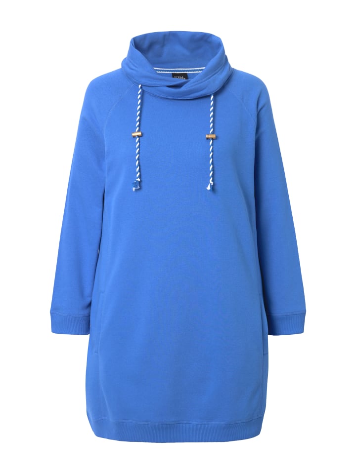 

Платье до колена Ulla Popken Kleid, цвет pfauenblau