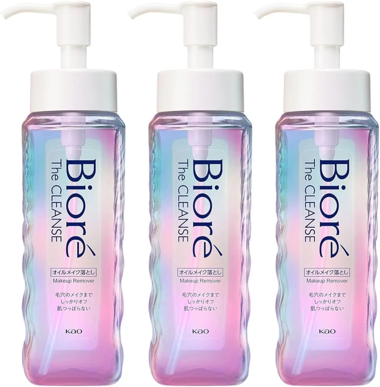 Набор Moruro — Масло для снятия макияжа Biore Zakurins Oil Makeup Remover, 190 мл, набор 3 шт