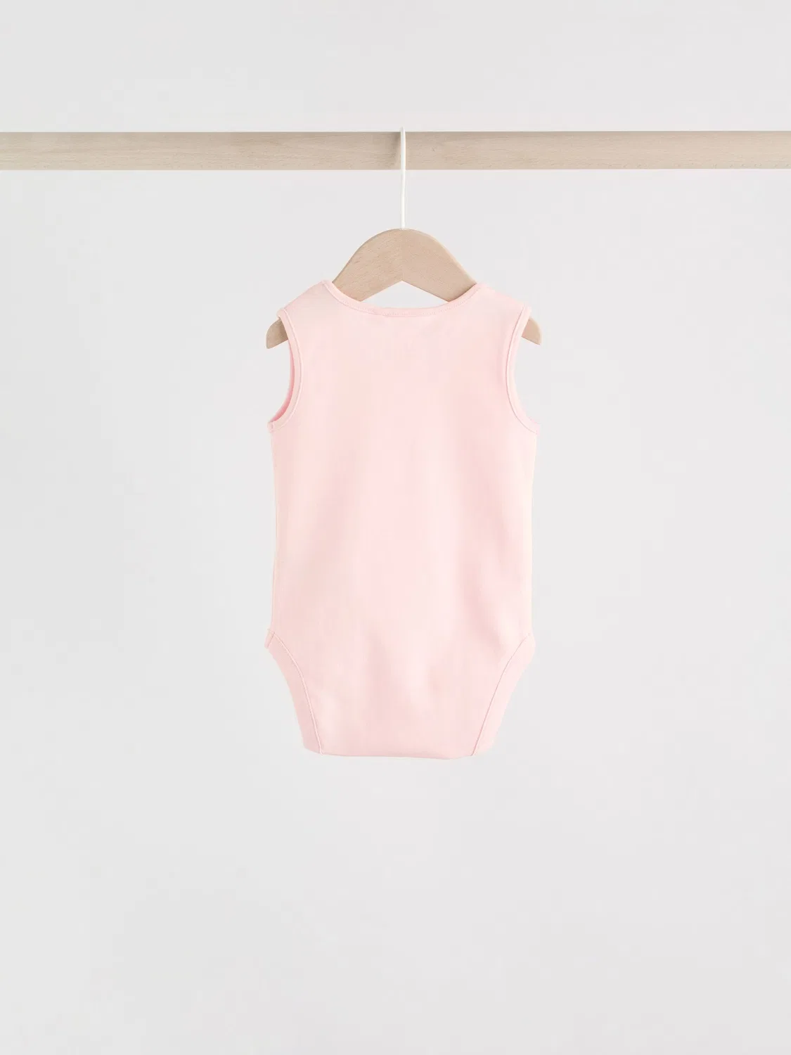 Комплект боди 5 шт, Essential Vest Next, розовый/белый — фото 4
