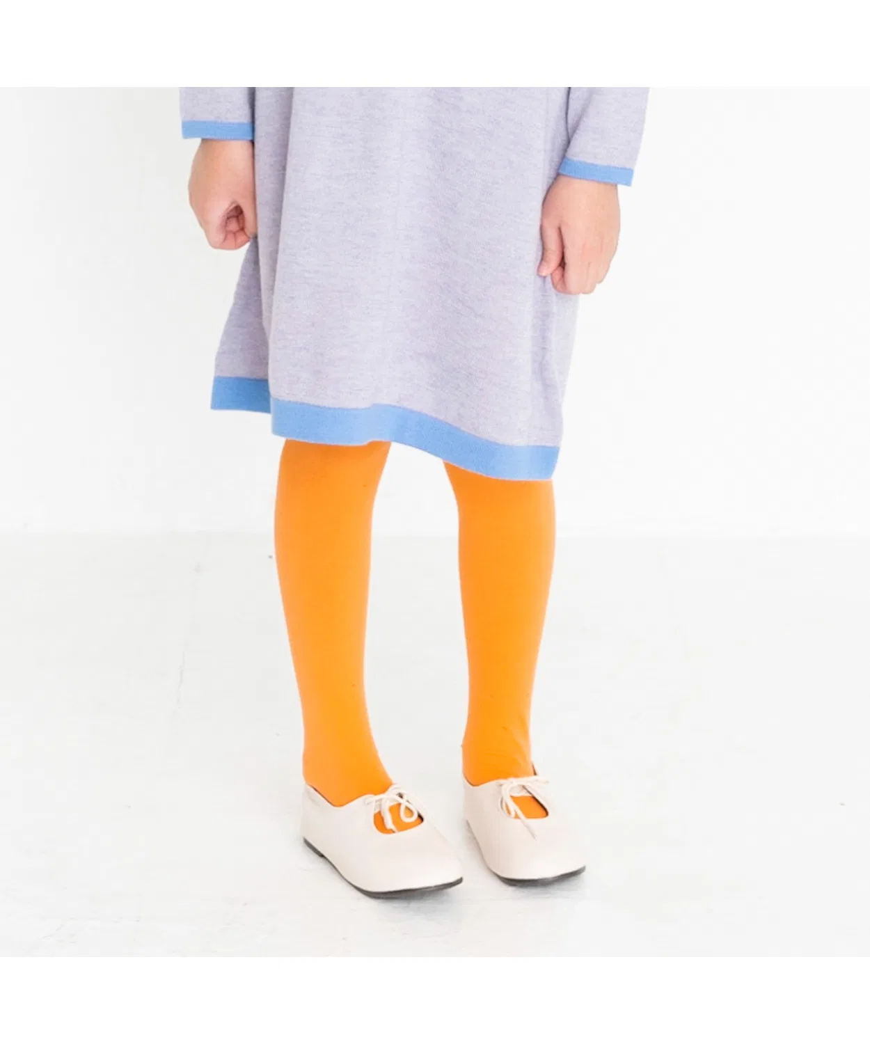 Детские колготки цветные с принтом ami amie, Orange
