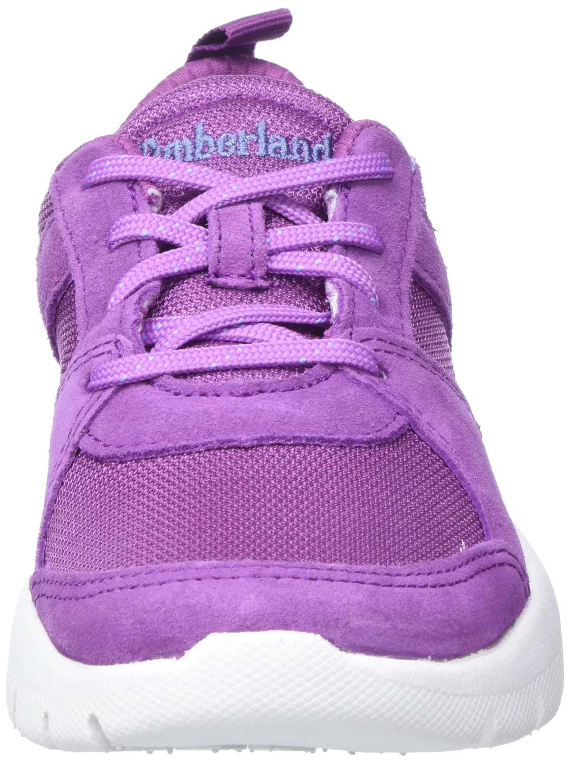 Детские кроссовки для мальчиков на шнурках Boroughs Project Sneaker (Youth) Timberland, Purple Medium Purple Suede — фото 2