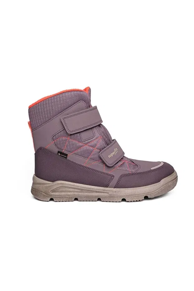 Детские ботинки для девочек на плоском ходу Goretex bot mars g 009086-8520 Superfit, Purple/Orange