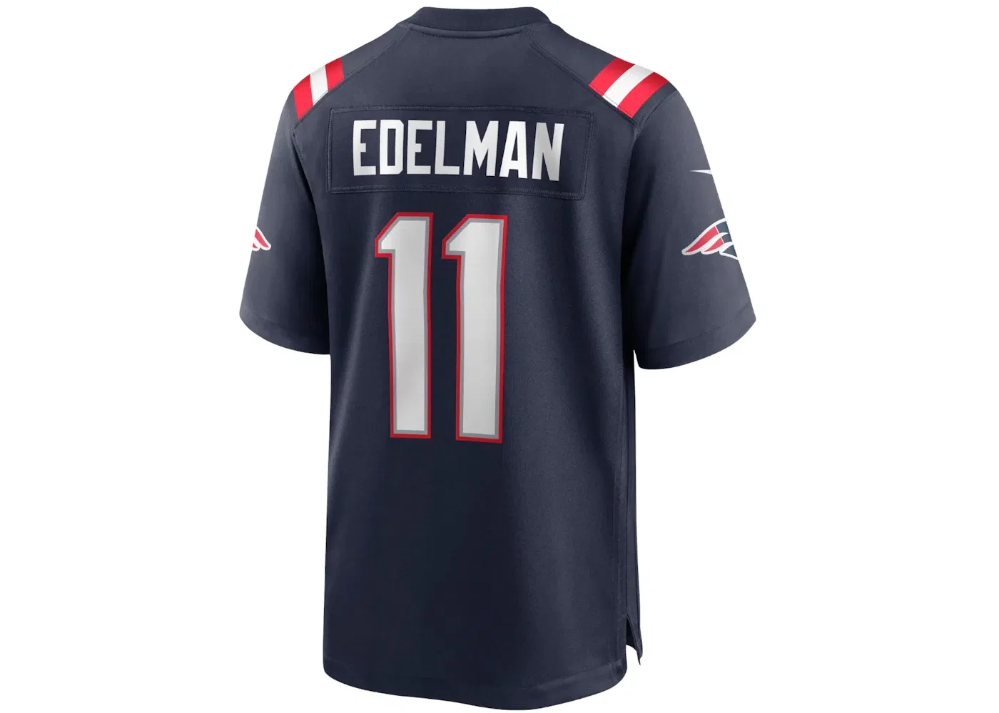 Мужская джерси с длинным рукавом Nike NFL New England Patriots Julian Edelman Jersey Navy, Navy — фото 2