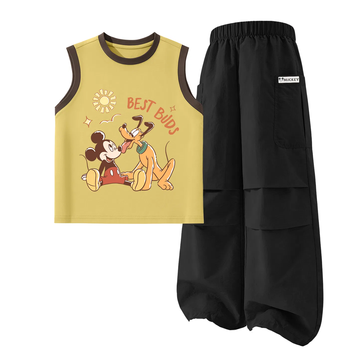 Детский спортивный костюм с круглым вырезом, дышащий, Disney, Rose Red & Magnolia Pink — фото 3