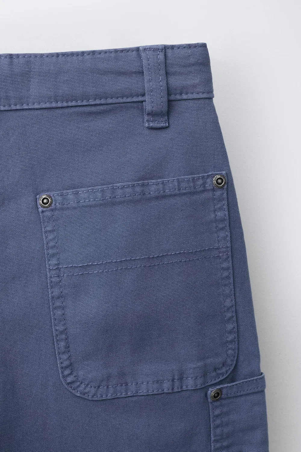 Бермудские шорты Carpenter ZARA, Blue — фото 4