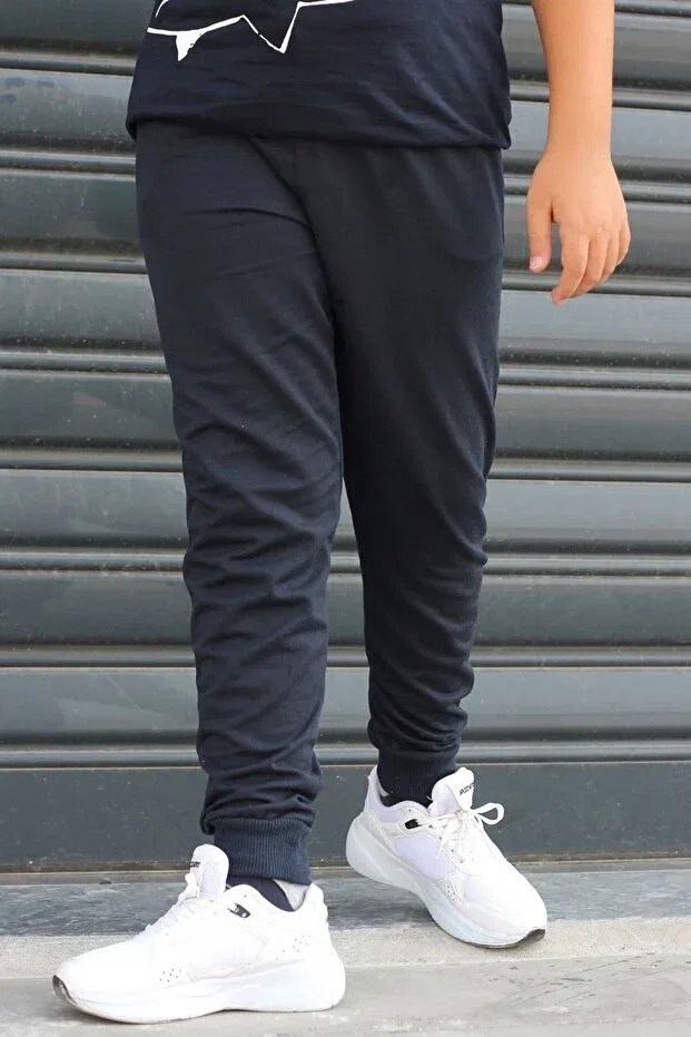 Детские спортивные штаны для мальчиков с карманами Çiggo Kids, Navy Blue — фото 2