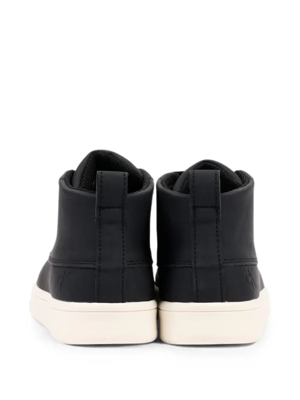 Высокие кожаные кроссовки Calvin Klein Kids, черный — фото 3