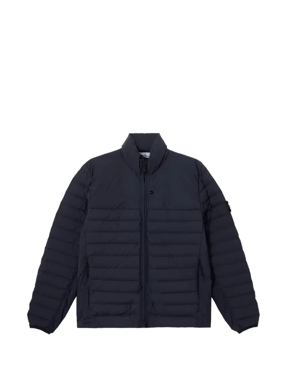 Стеганая куртка с нашивкой-логотипом Stone Island, синий