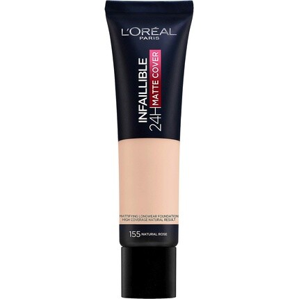 

Paris Foundation Infallible Matte Cover 24H 155 Натуральный розовый L'Oréal Paris, Черный, Paris Foundation Infallible Matte Cover 24H 155 Натуральный розовый L'Oréal Paris