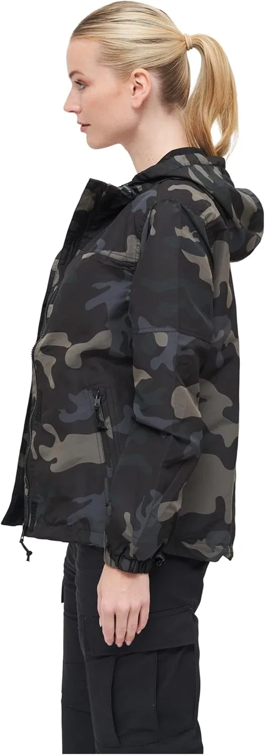 Ветровка женская Brandit Woodland Camo, Multicolored — фото 4