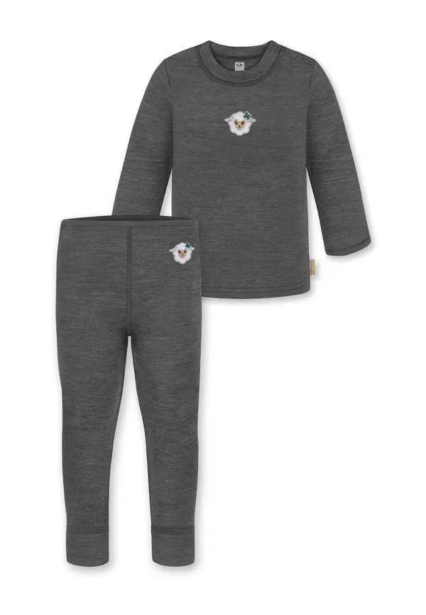 Детский боди с длинным рукавом, Animals, Normani Outdoor Sports, Anthrazit, антрацит