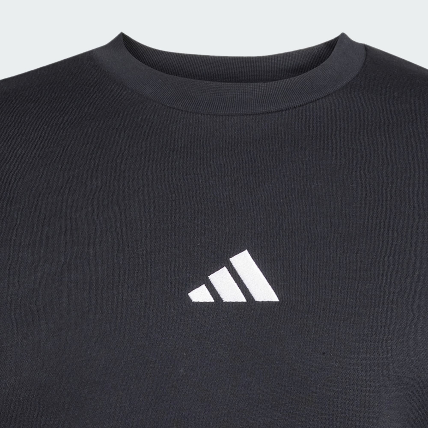 Свитшот Adidas Originals Essentials 3-Stripes Fleece, черный — фото 2