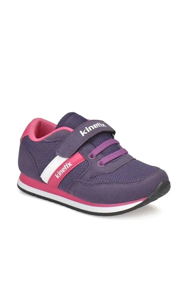 Детские кроссовки для девочек с принтом Kinetix, Purple Fuchsia White