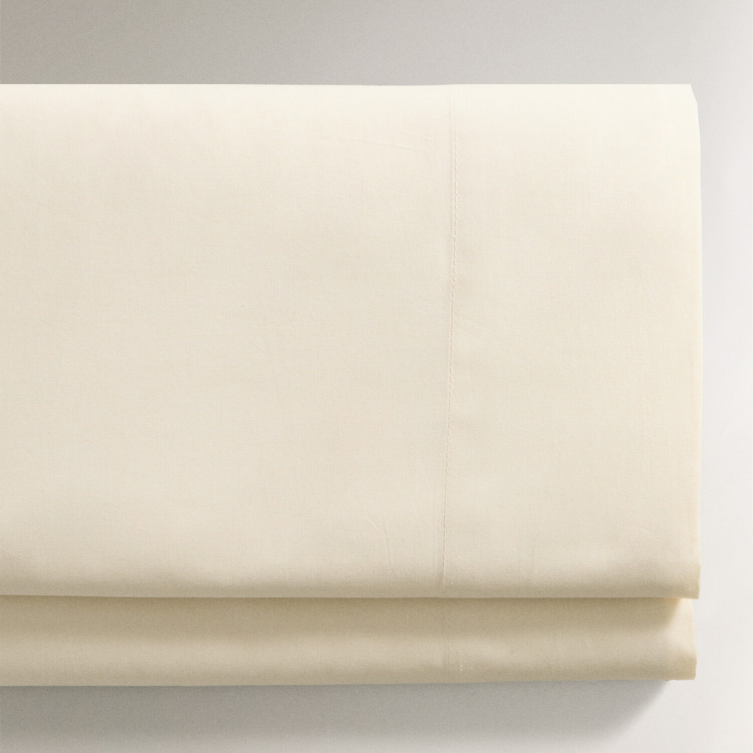 

Простыня Zara Home Cotton Percale 200 Thread Count, бледно-желтый