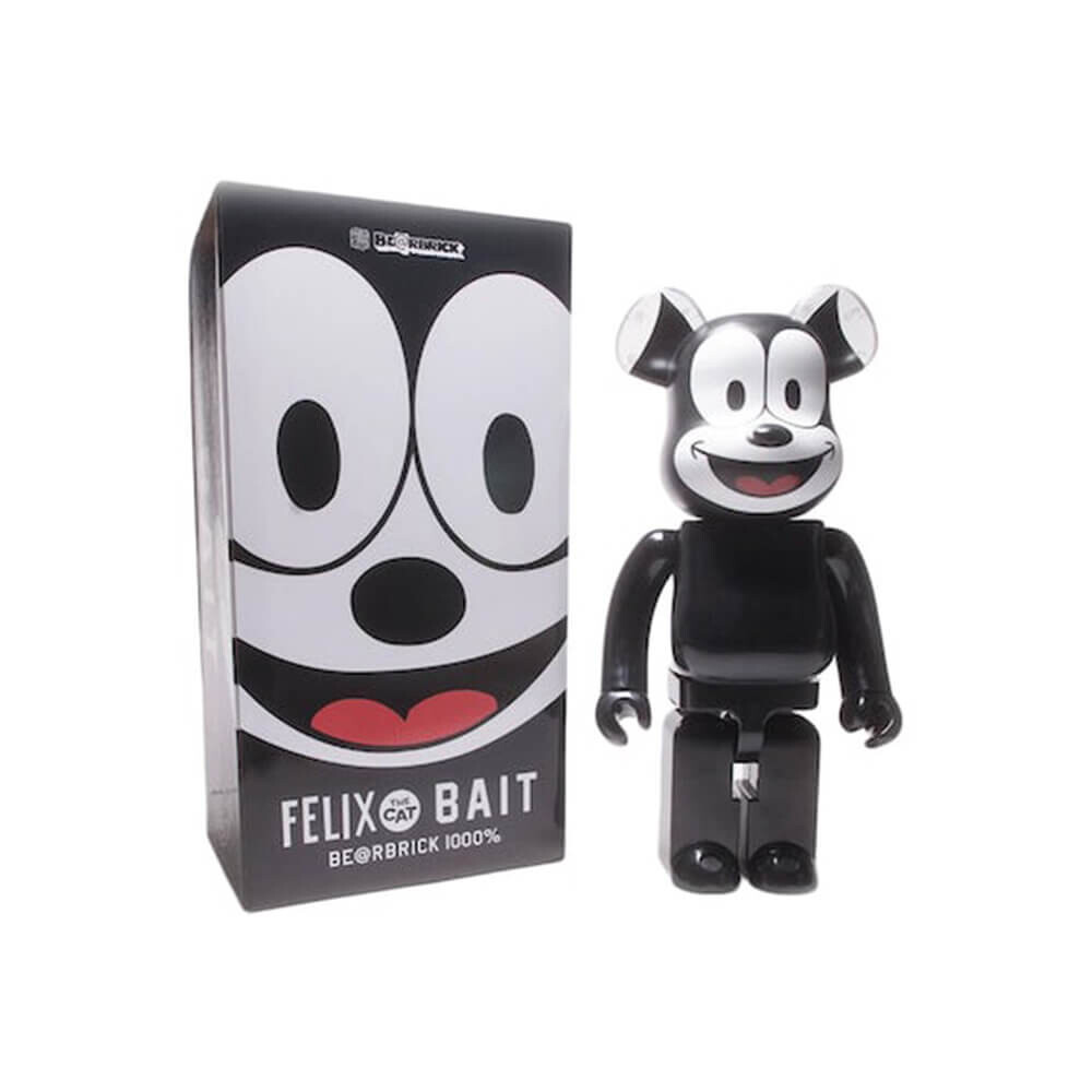 

Фигурка Bearbrick x BAIT x Medicom x Felix the Cat 1000%, черный