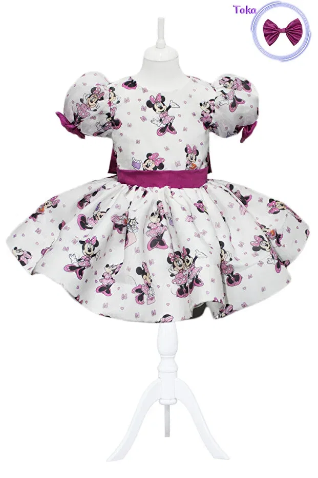 Детское платье для девочек с принтом Minnie Mouse Egolika Kids, Multicolor