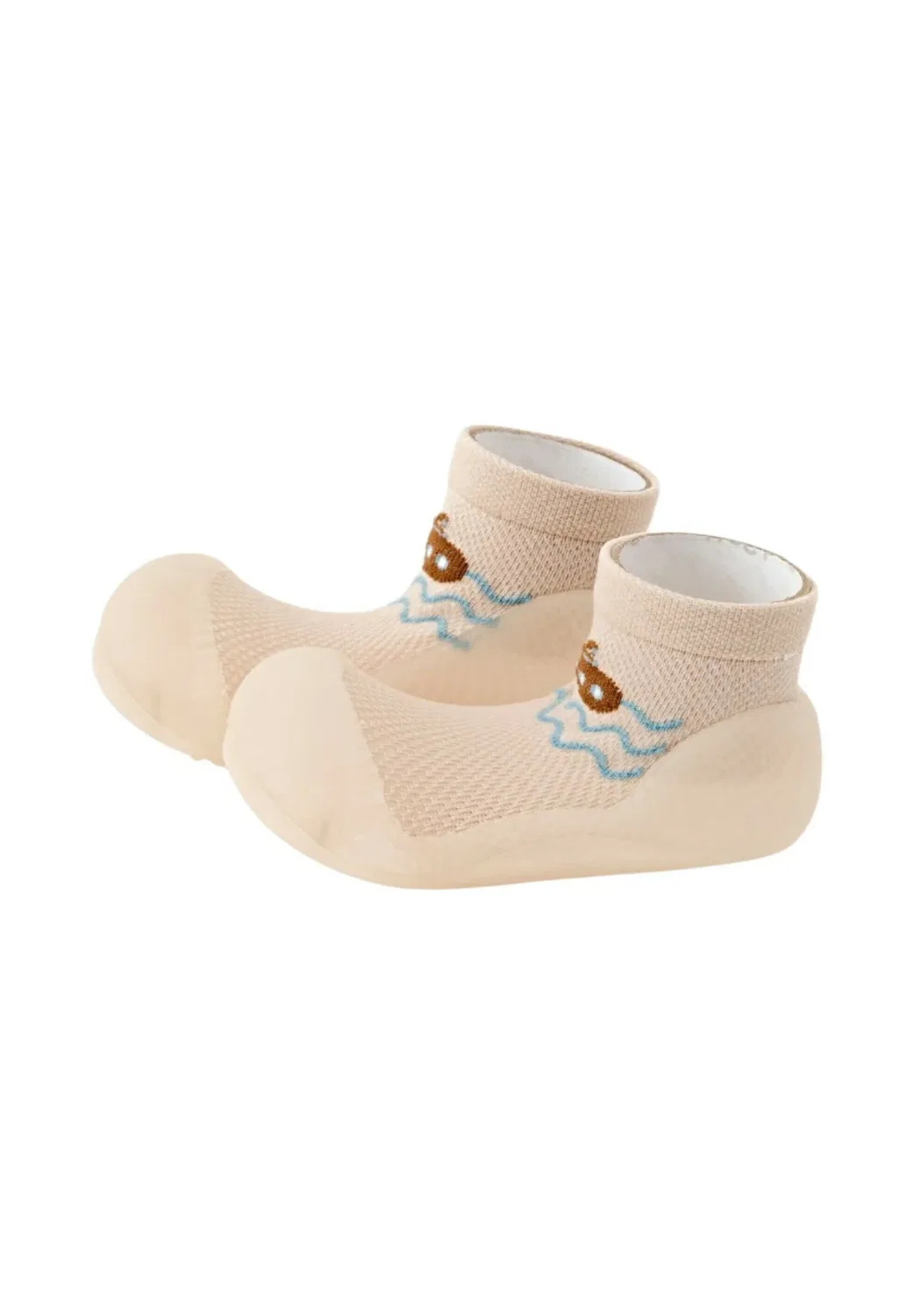 Тапочки цвета подводной лодки Attipas, Beige — фото 2