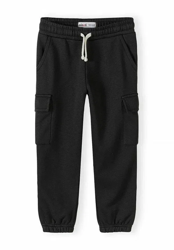 Брюки из футера, 2 шт в упаковке, Joggers 2 pack with pockets - cargo trousers, Minoti, серо-черный меланж — фото 2