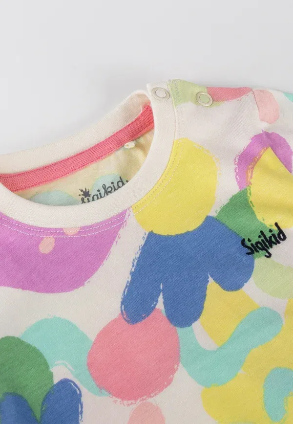 Футболка с животными T-shirt summer vibes - print t-shirt Sigikid, мультиколор — фото 4