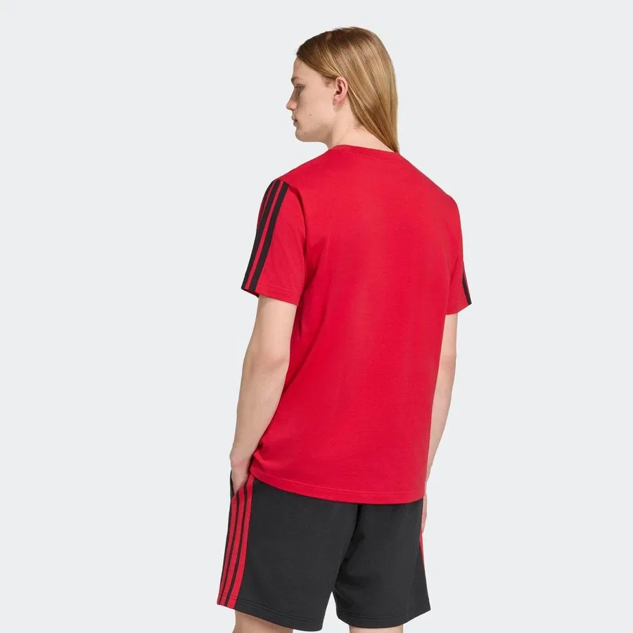 Футболка с длинным рукавом Manchester United DNA adidas, Красный — фото 2