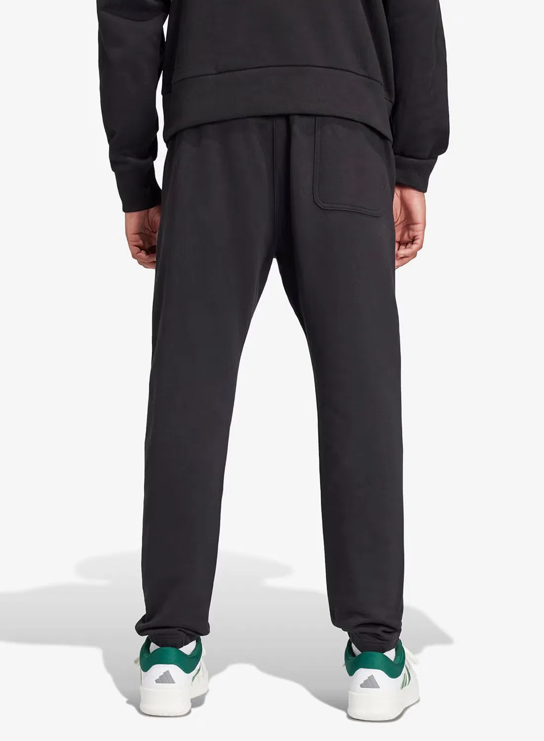 Джоггеры зауженные с мягким французским футером All Szn Adidas, черный — фото 2