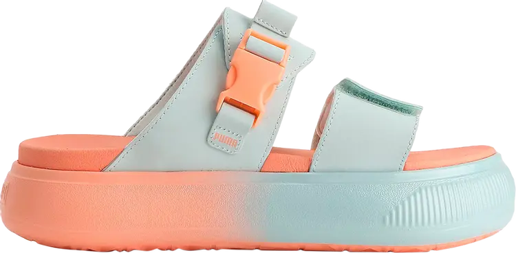 

Сандалии Puma Wmns Suede Mayu Slide Summer Camp - Nitro Blue Peach Pink, синий