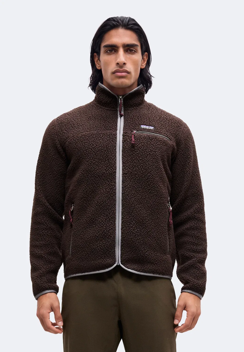 Ретро - флисовая куртка Patagonia, Den Brown