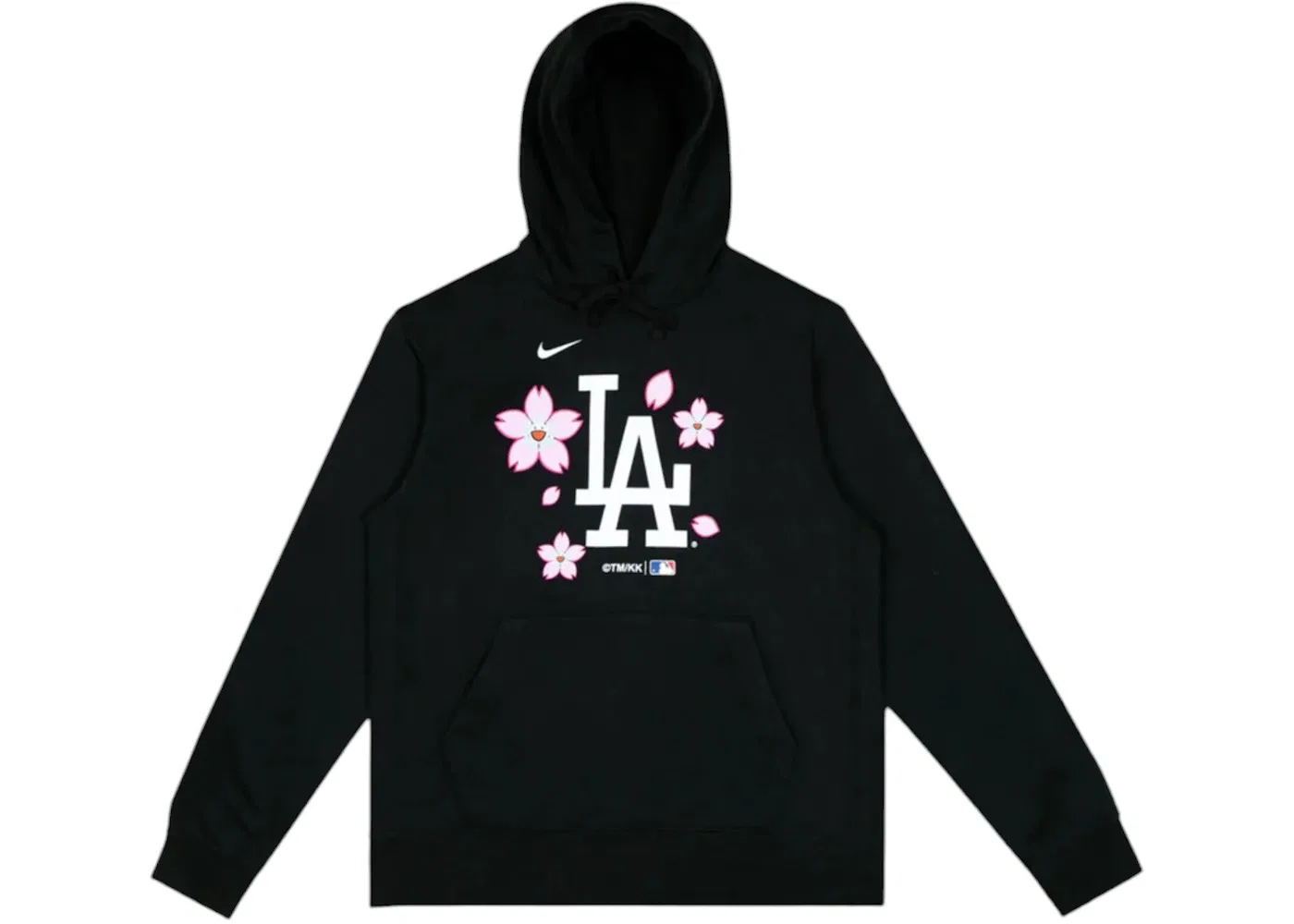 Мужская худи с принтом Nike x Takashi Murakami x MLB World Tour Tokyo Series 2025 Dodgers Hoodie, Black