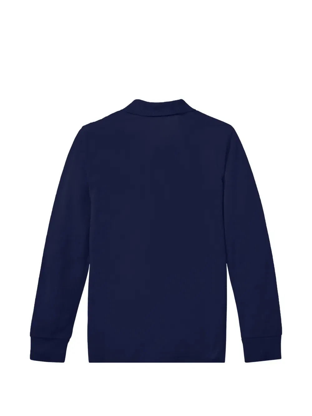 Рубашка-поло с длинными рукавами и вышивкой Polo Ralph Lauren Kids, синий — фото 2