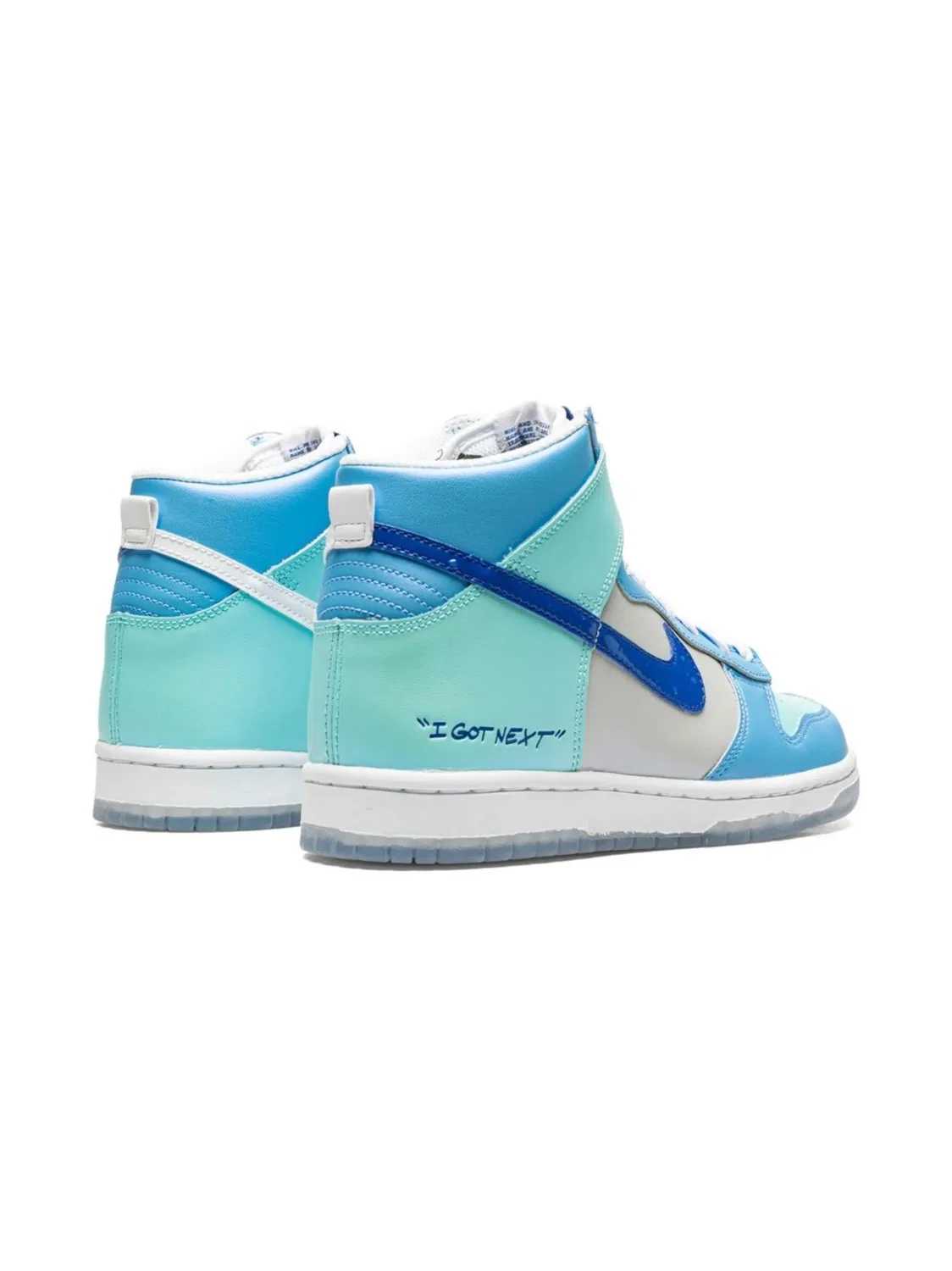 Кроссовки Dunk High "I Got Next" Nike, синий — фото 4