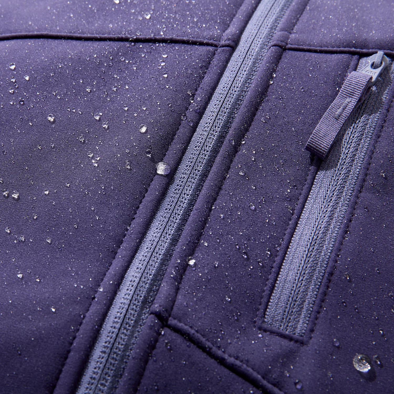Детская ветрозащитная куртка-софтшелл Hike900 Quechua, Mitternachtsviolett Nebellila — фото 3