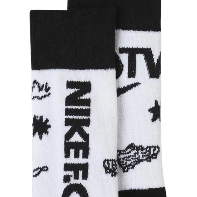Детские носки Nike, 2 пары, Белый/Зеленый — фото 4
