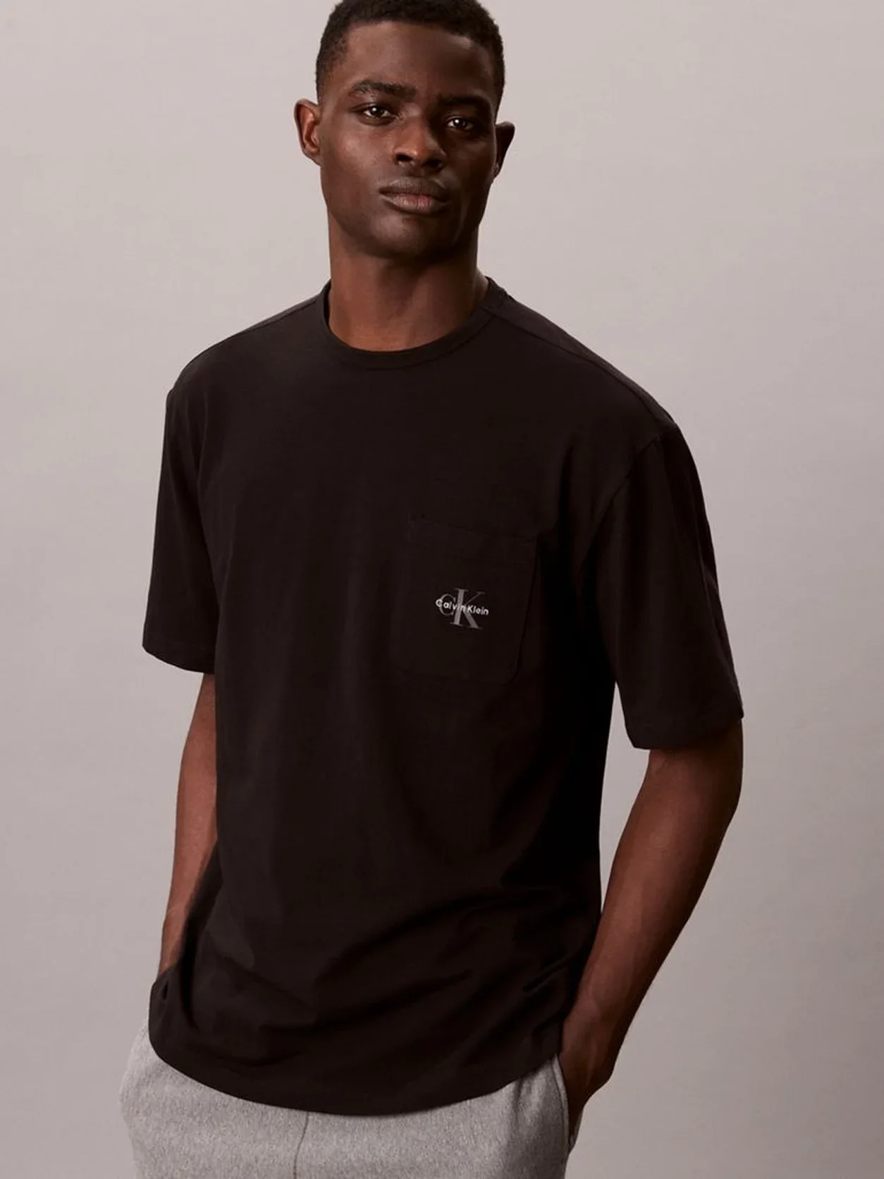 Футболка Calvin Klein  Icon Cotton Stretch, черный