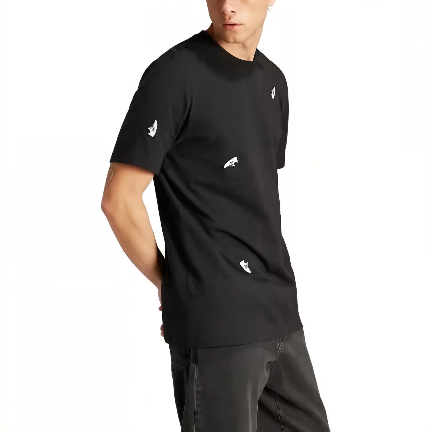Футболка с принтом Undeniable Adidas, черный — фото 4
