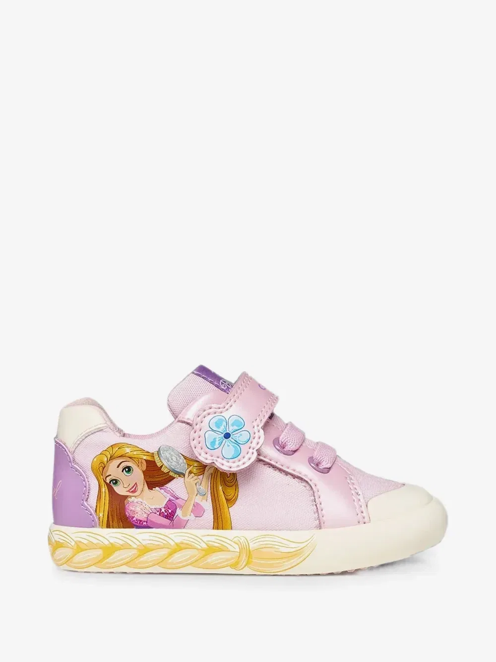 Кроссовки X Disney Gisli с принтом Рапунцель Geox Kids, розовый — фото 2