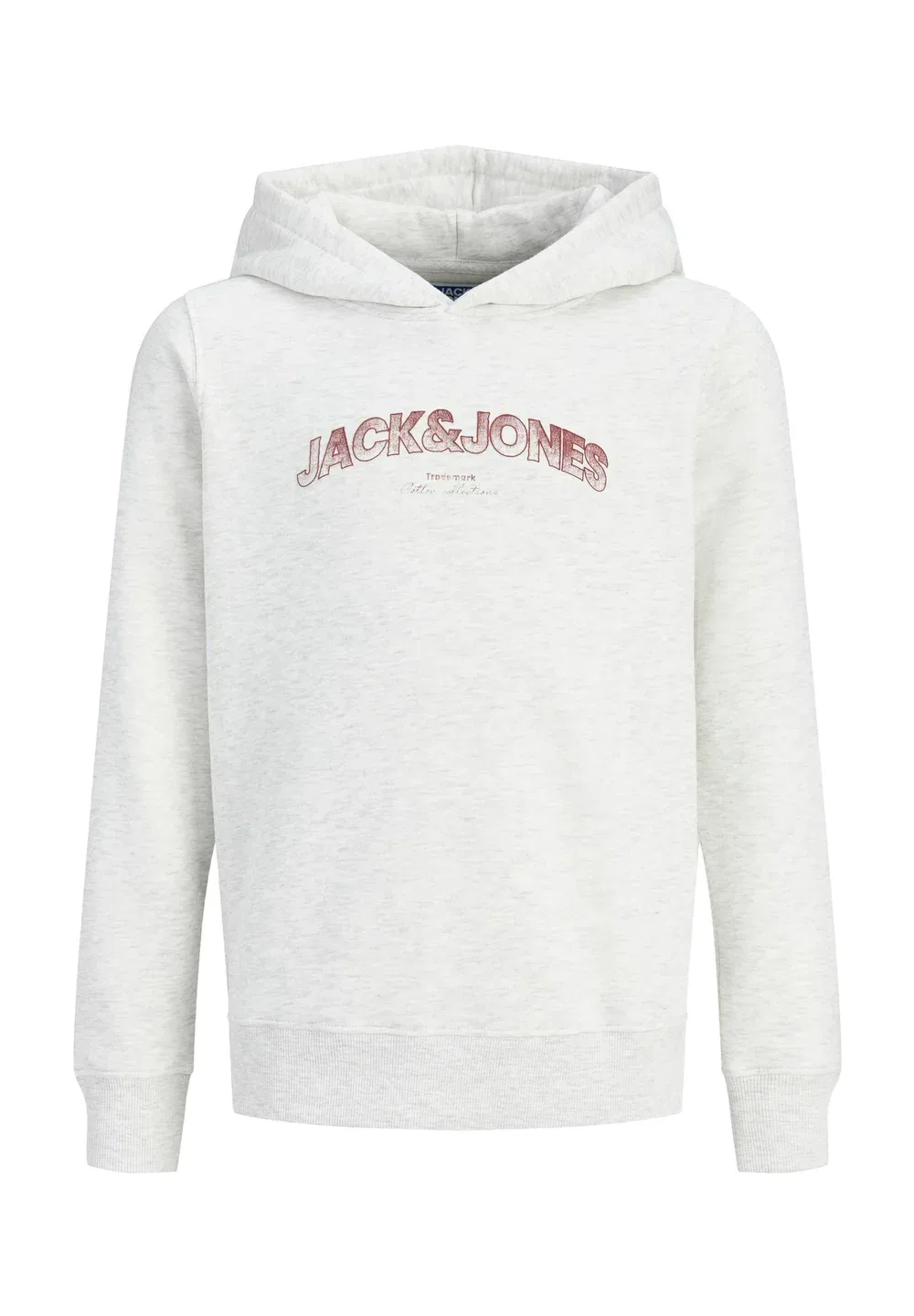Худи, худи для подростков - худи Jack & Jones Junior, White Melange