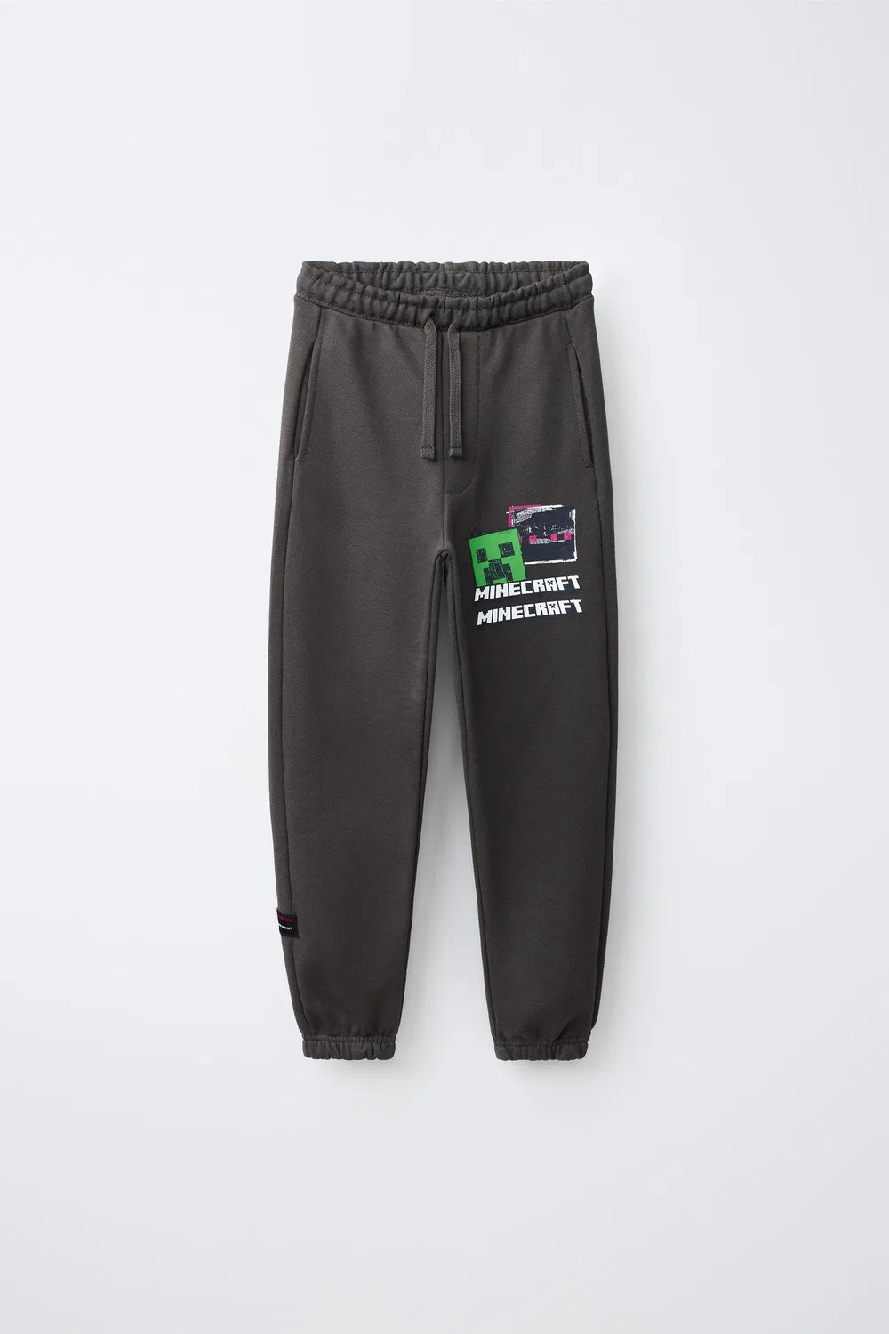 MINECRAFT MOJANG AB. Спортивные штаны ZARA, Dark anthracite