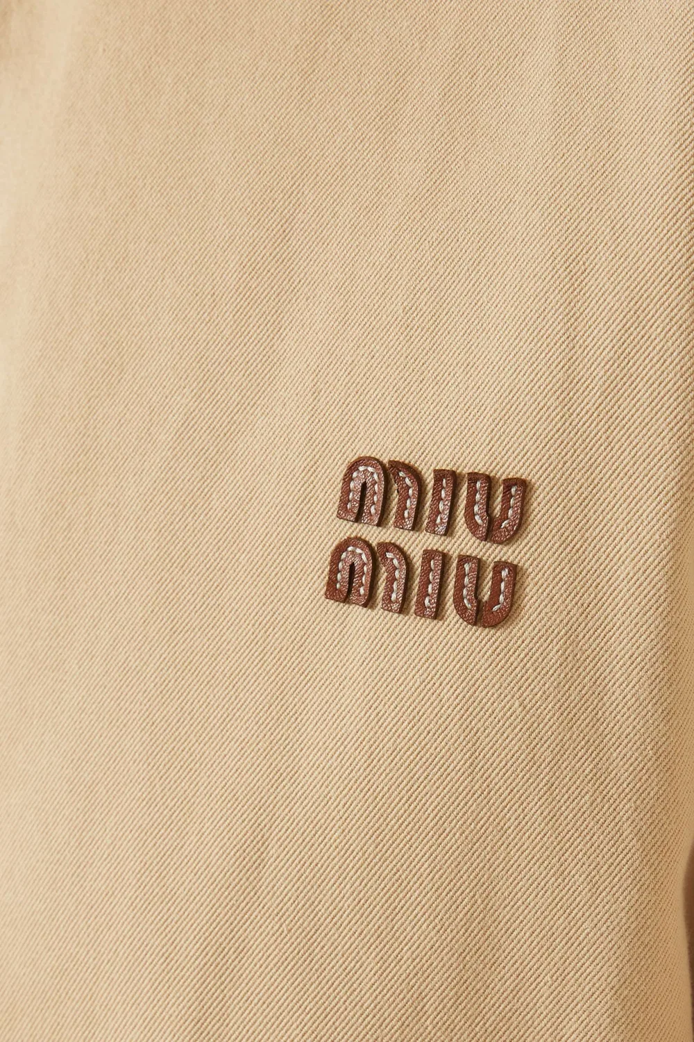 Куртка-блузон джинсовая Logo Blouson Jacket Miu Miu — фото 4