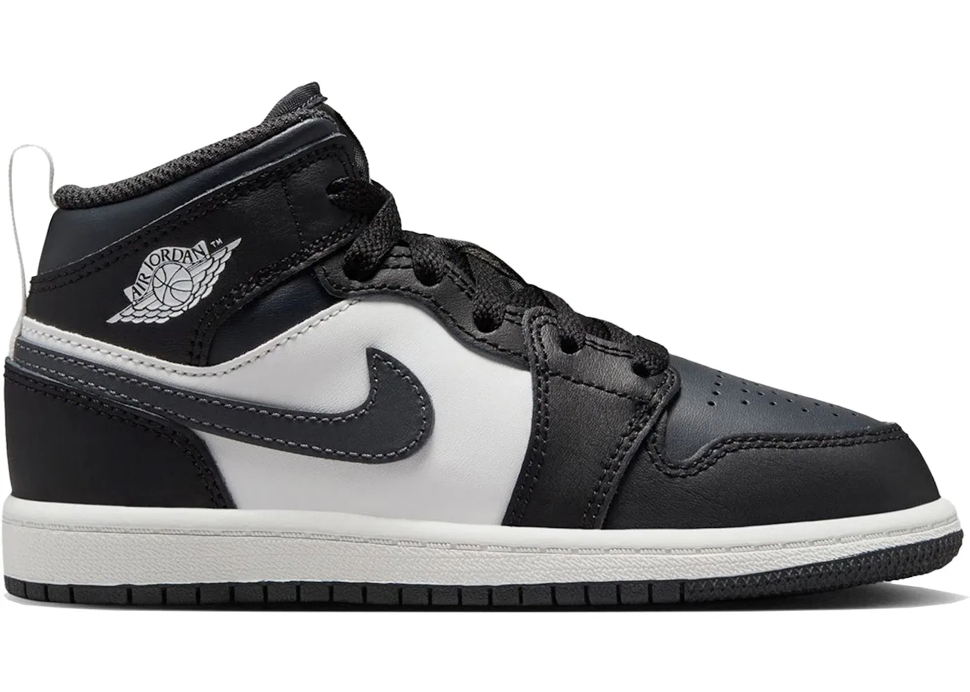 Детские кроссовки Lifestyle Jordan 1 Mid Jordan, Black/Summit White/Off Noir