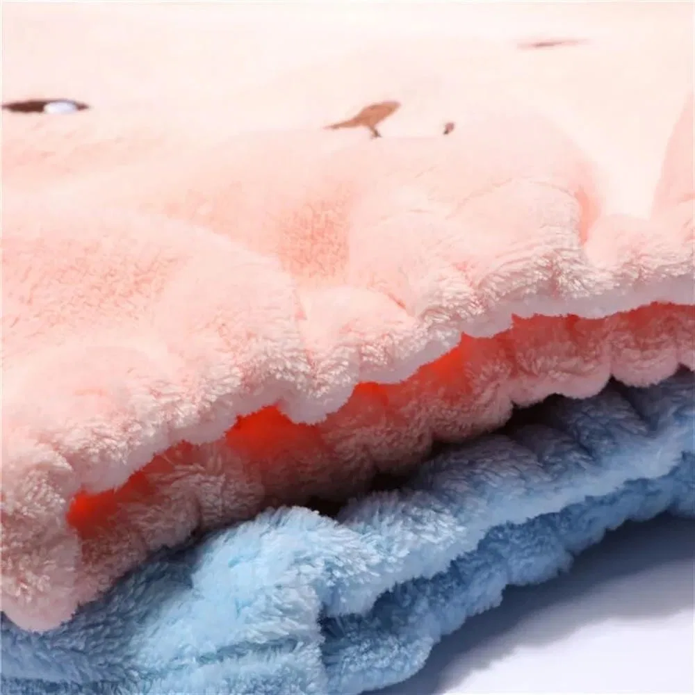 Шапочка для душа Coral Fleece, UYFRD, 1 шт., 23 x 22 см, Blue — фото 3